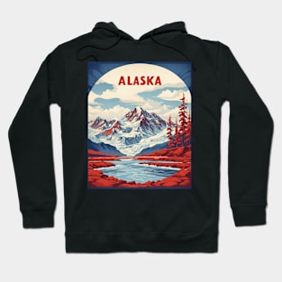 Alaska United States of America Tourism Vintage Poster Hoodie